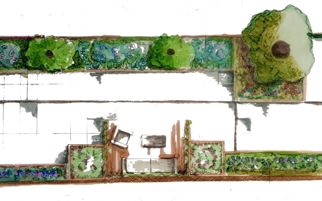 plattegrond in kleur